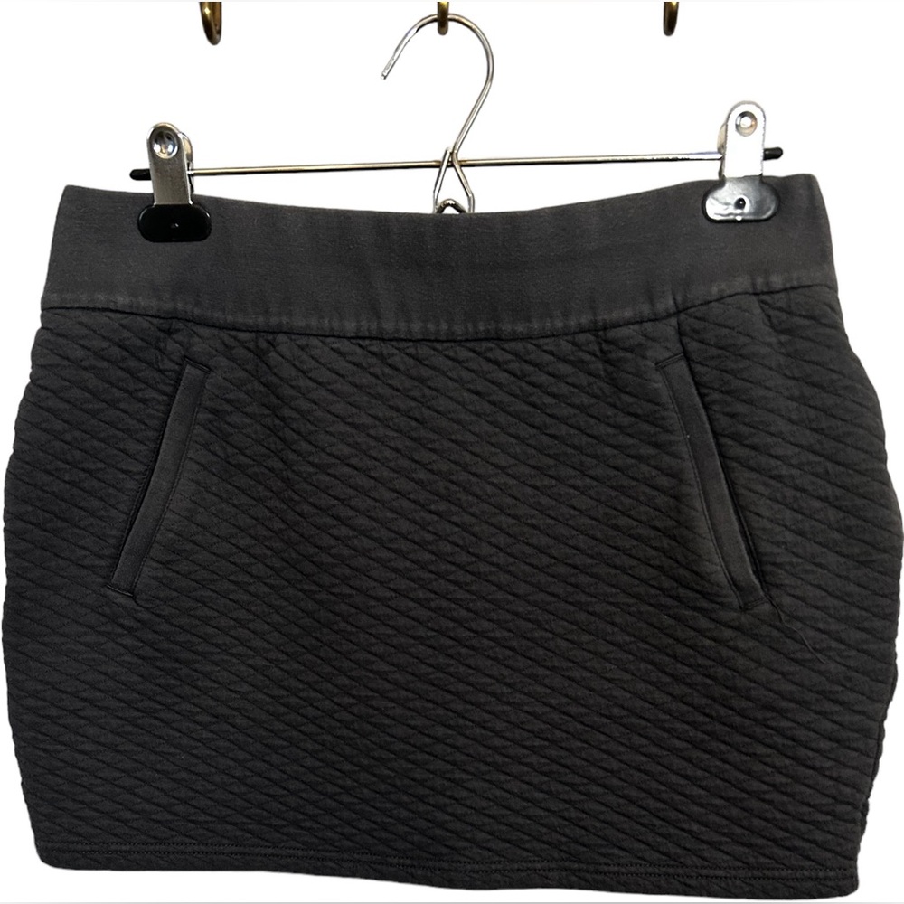 Columbia Harper Skirt Women's M Gray Quilted Mini Casual Pockets Comfy